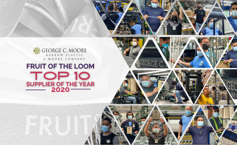 Fruit of the Loom 2020 – “Top 10 Supplier Awards”